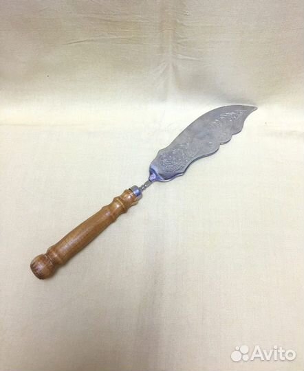 Нож для торта мельхиор