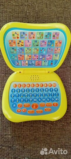 Ноутбук и микрофон детские музыкальные