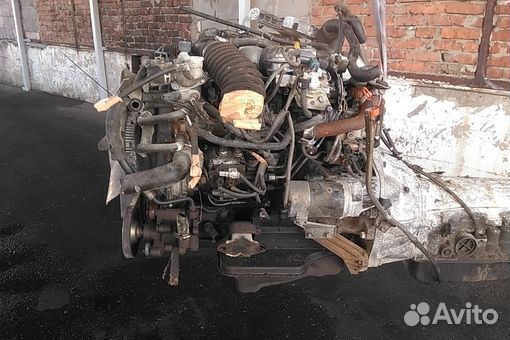 Двигатель в сборе двс toyota hilux surf LN130 2L-T