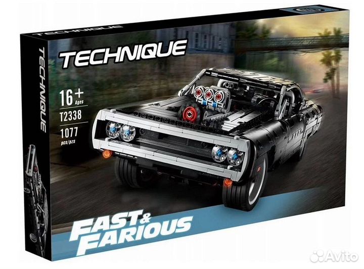 Аналог Лего Конструктор Dodge Charger