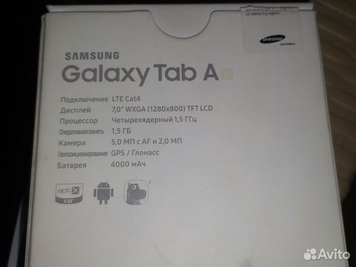 Samsung galaxy tab a6