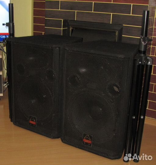 Колонки Wharfedale 1200W Pro 2шт EVP X-15 Стойки