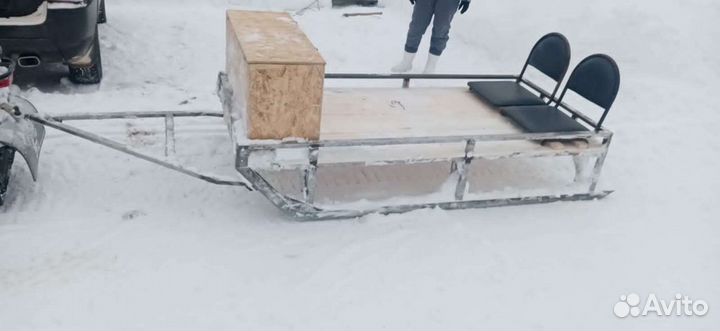 Сани для снегохода
