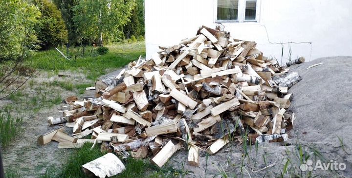 Дрова сухие навалом