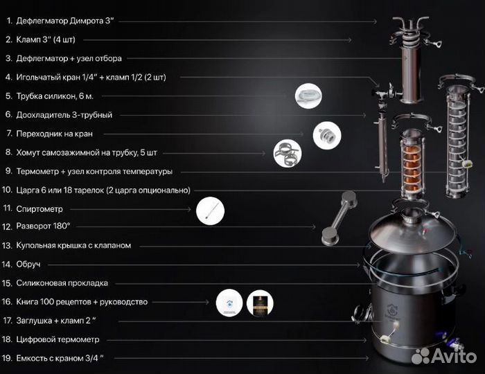 Самогонный аппарат Domspirt 2, Домспирт 2