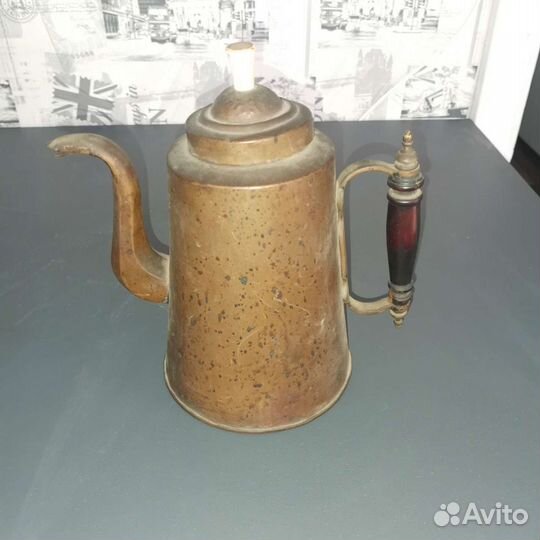 Чайник медный старинный