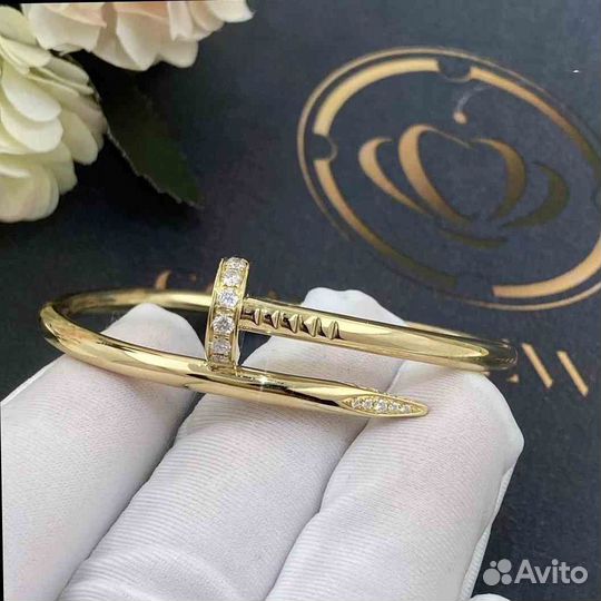 Браслет Cartier Juste un Clou Желтое золото, бриллианты 0,59ct