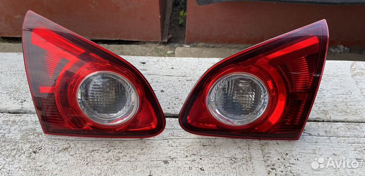 Фонари в багажник Nissan Qashqai j10 дорест