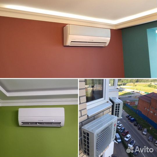 Новые сплит-системы+установка