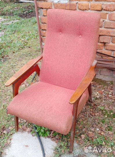 Кресло СССР винтажное под реставрацию