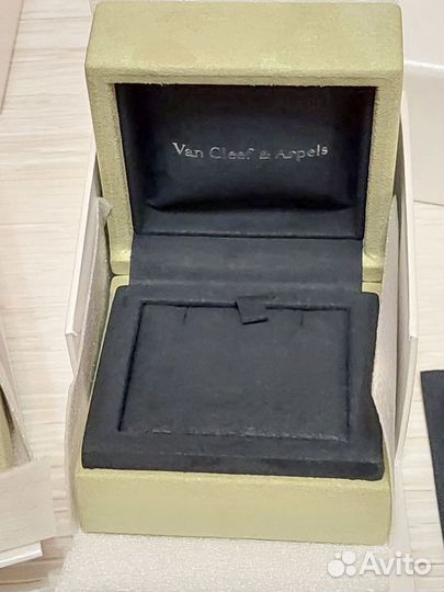 Коробки Van Cleef серьги и подвеска