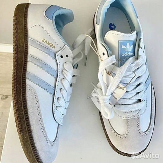 Adidas samba og halo blue оригинал