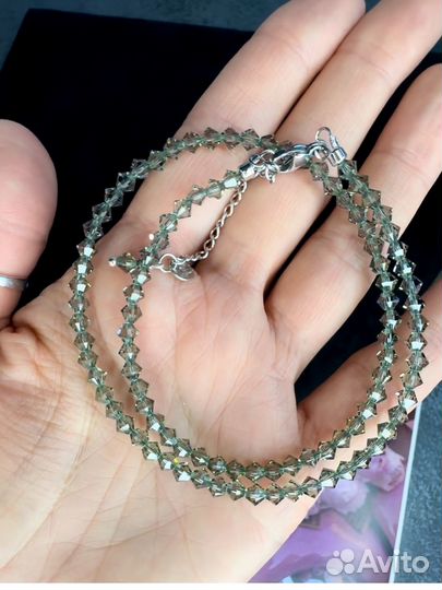 Ожерелье чокер сваровски swarovski