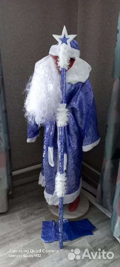 Костюм деда мороза, плотный