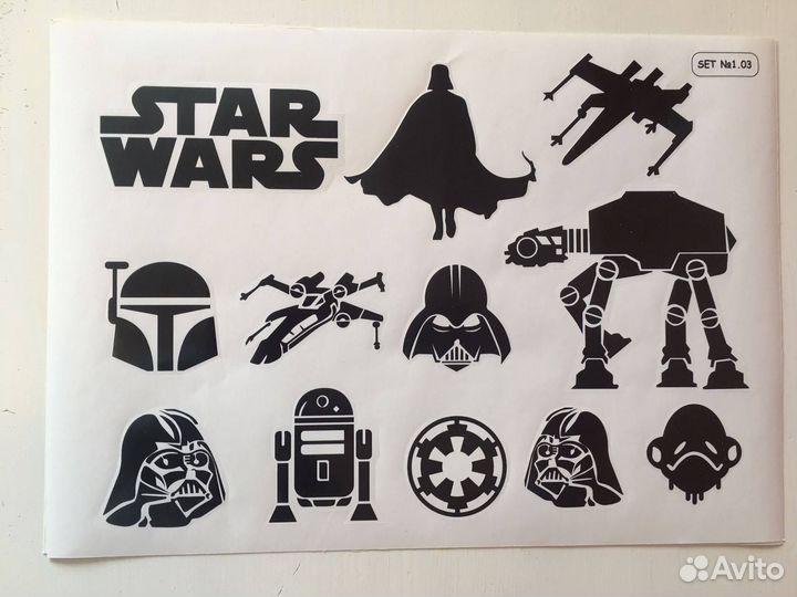 Стикеры для Ноутбуков, Планшетов, Телефонов А4