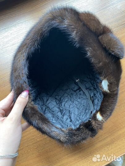 Шапка норковая женская