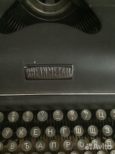 Пишущая машинка Rheinmetail