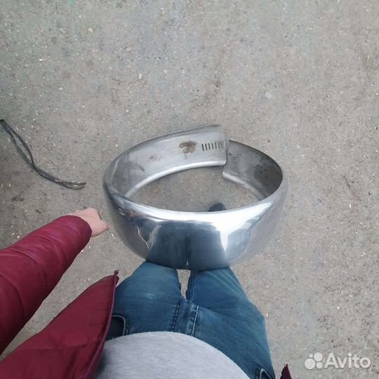 Колпак запасного колеса хром mitsubishi pajero2