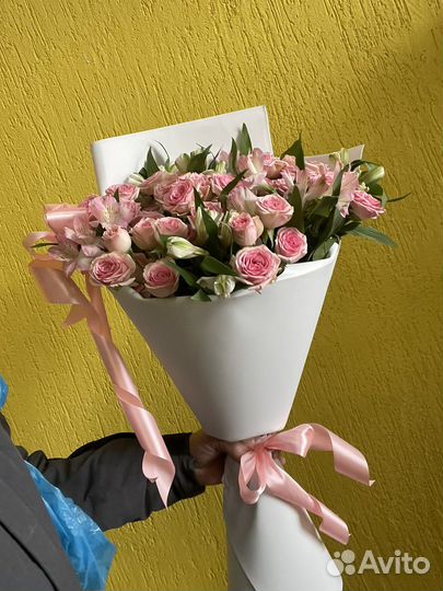 Живые цветы букеты