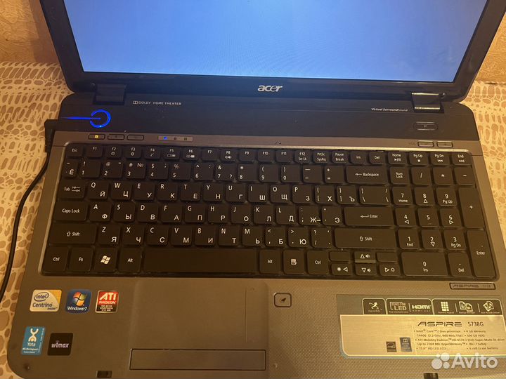 Acer aspire5738G