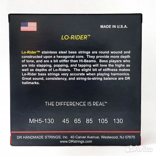 DR Strings 45-130 Lo-Rider 5 MH5-130 (Новый)