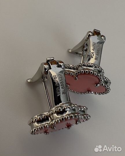 Серьги van cleef