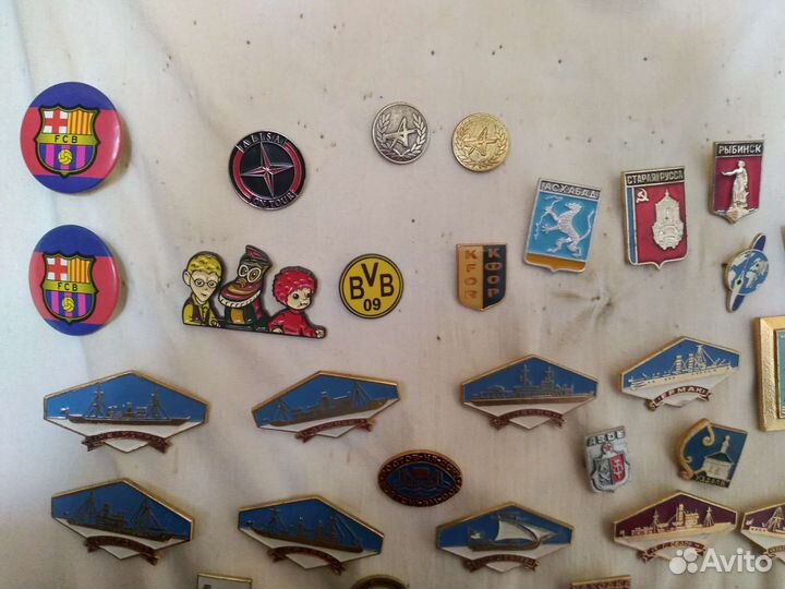 Значки металлические и тд