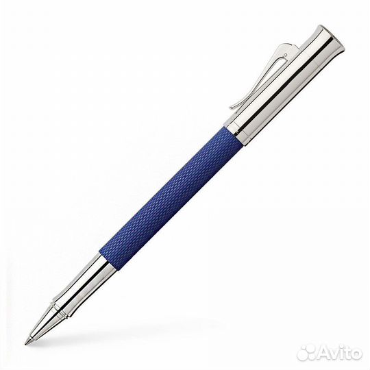 Ручка роллер Guilloche Indigo Blue Faber-Castell