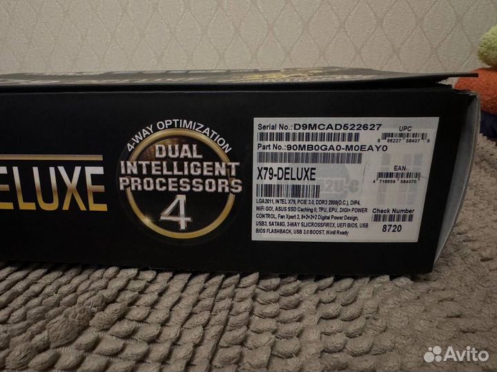 Материнская плата x79 asus deluxe lg2011 e5 1680v2