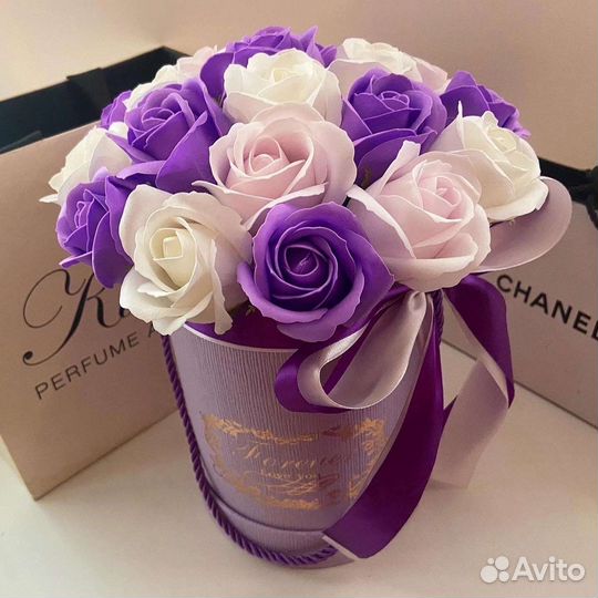 Букеты из мыльных роз на день учителя