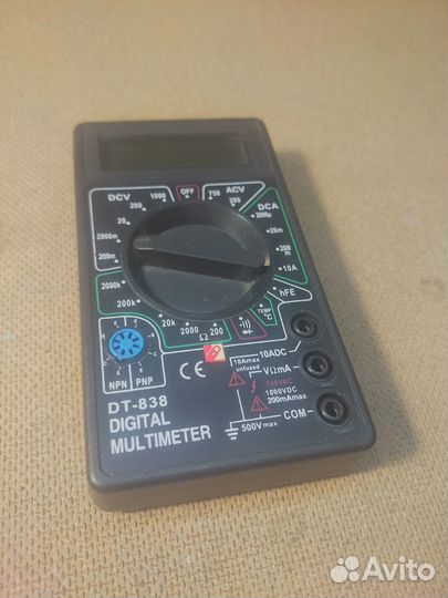 Тестер мультиметр мини цифровой