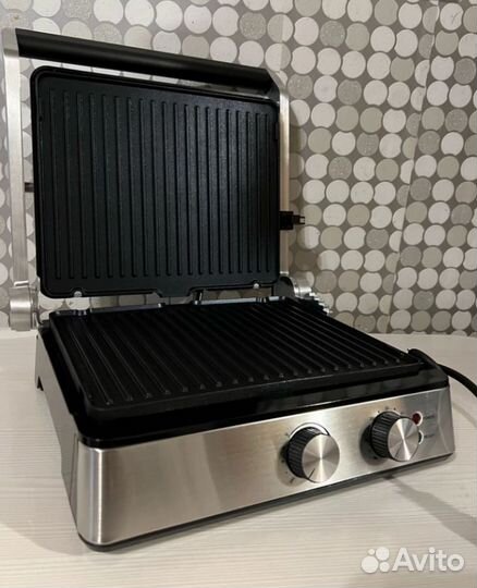 Электрогриль 2 в 1 новый