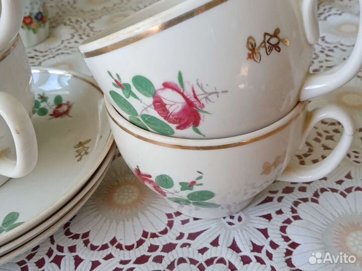 Чашки с блюдцами СССР