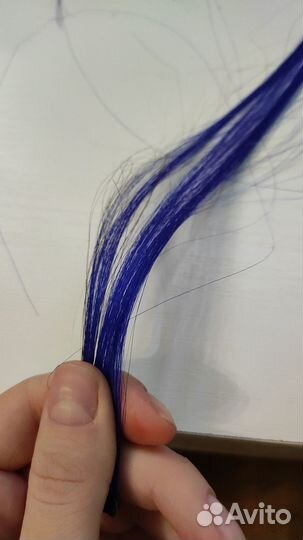 Цветные пряди для наращивания