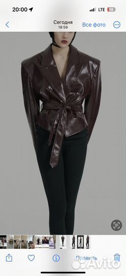 Блейзер Lime бордовый