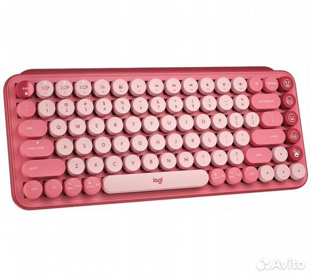 Механическая клавиатура Logitech POP Keys, розовый