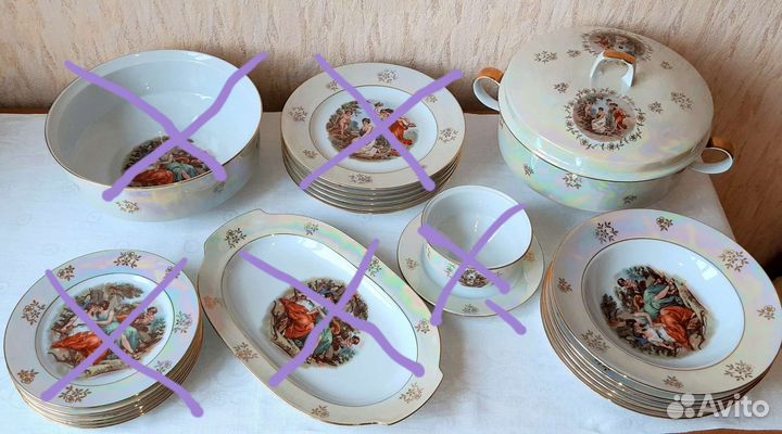 Сервизы Мадонна 70е годы