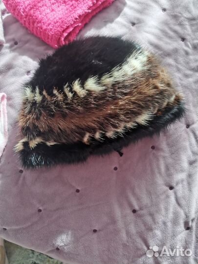 Комплект шапка и шарф для девочки