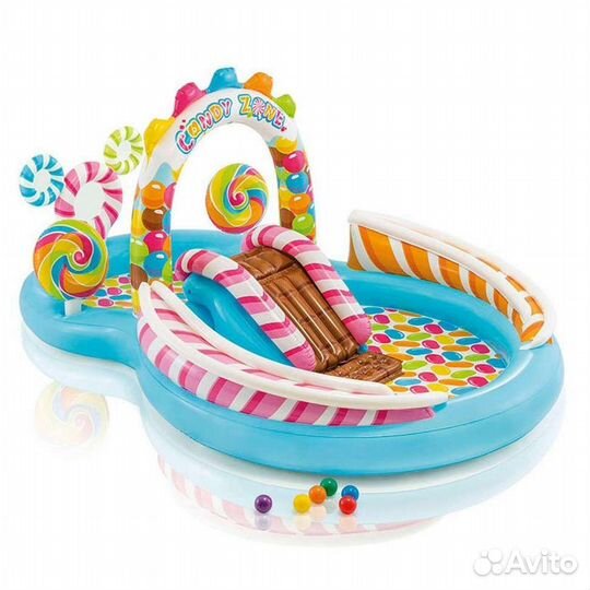 Надувной центр бассейн intex Территория сладостей