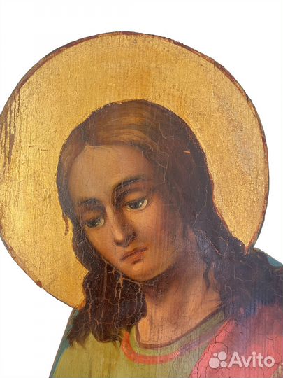 Икона Иоанн Богослов Предстоящий 19 век