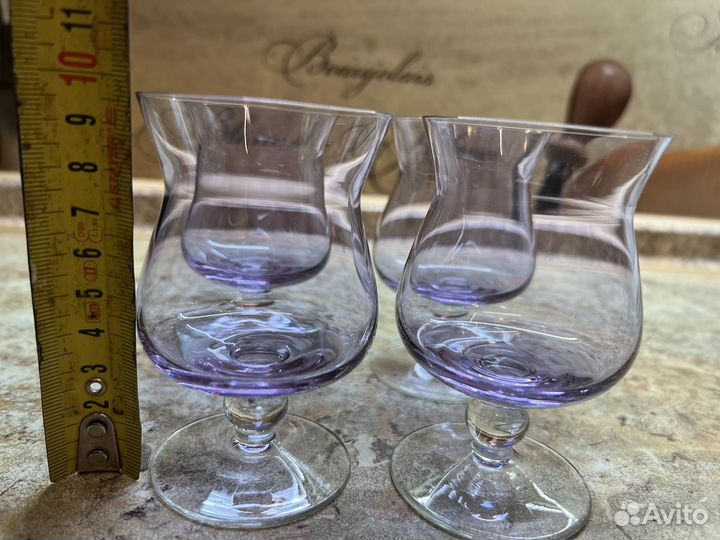 Цветные бокалы Чехословакия