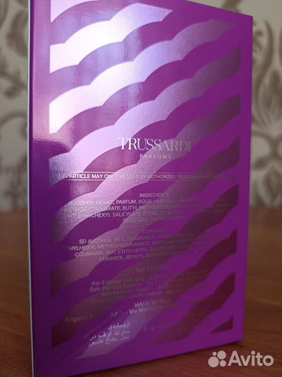 Парфюмерная вода женская trussardi