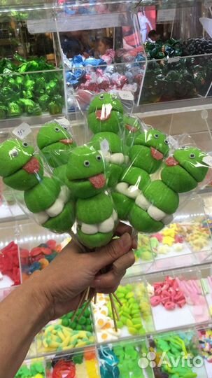 Мармеладные гусеницы, мишки, фигурки съедобные