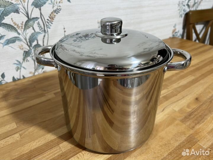 Кастрюля из нержавейки 7л