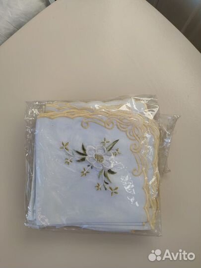 Салфетки сервировочные с вышивкой