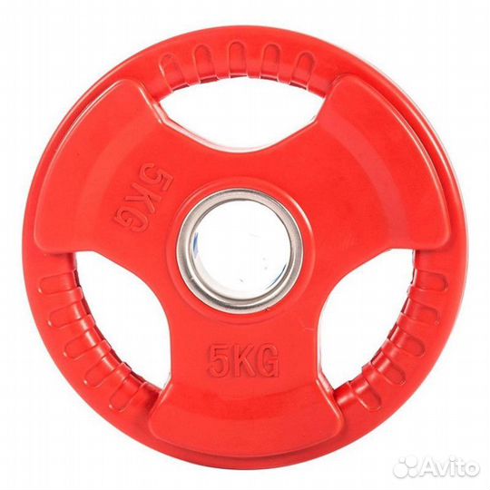 Диск обрезиненный цветной Profi-Fit 1,25 - 25 кг