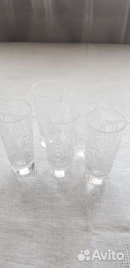 Хрустальные стопки рюмки СССР