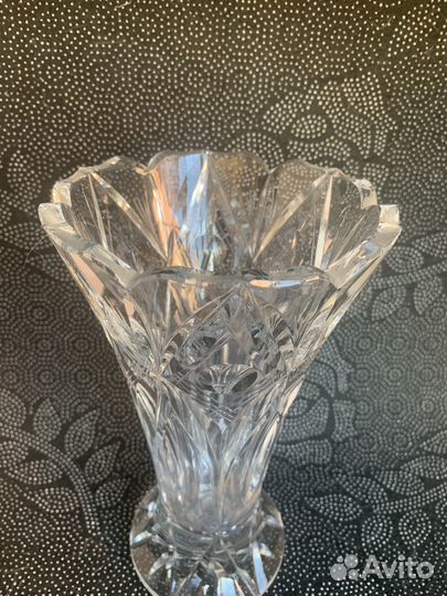 Хрустальная ваза СССР 1970