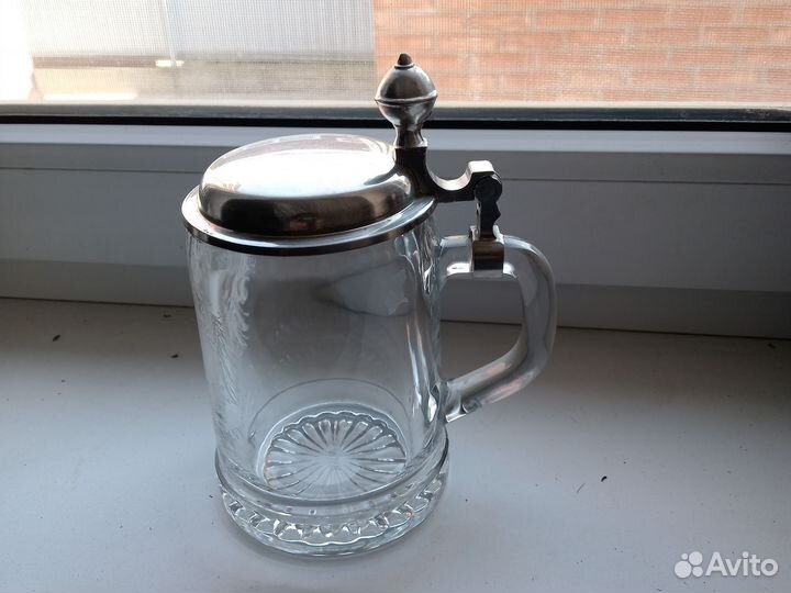 Пивная кружка Германия с крышкой