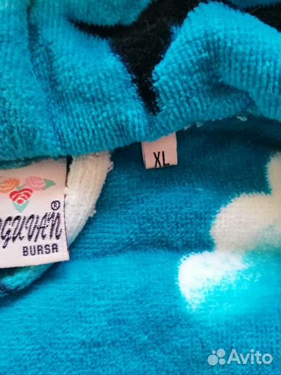 Халат банный с капюшоном